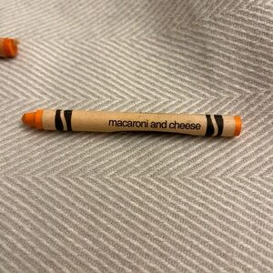 Macaroni and cheese Vintage Crayola Crayon Binney Smith Retired Discont 80's90's